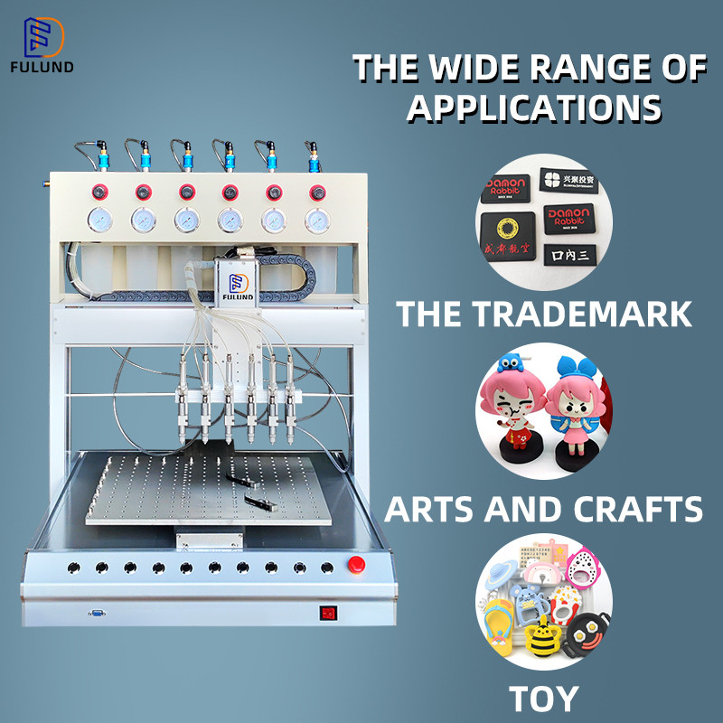 220V Rubber Making Machine Pvc Logo Silicone Phone Case Printing Color Injection Machine